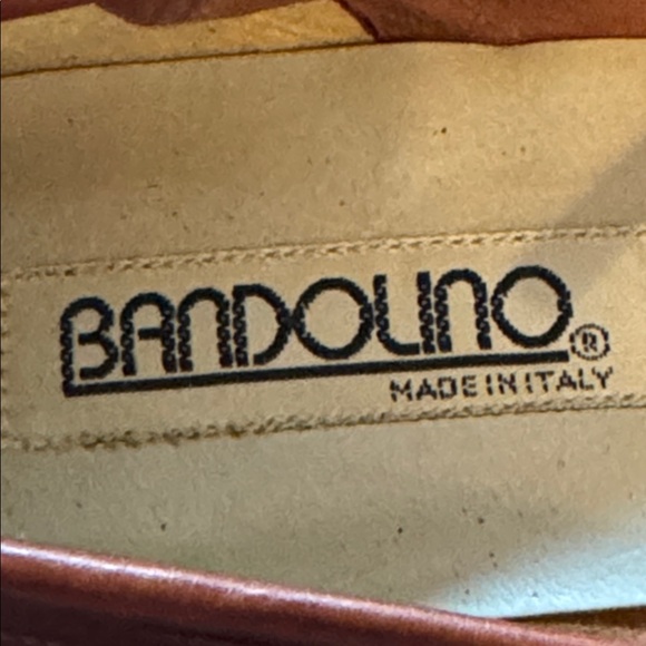 Bandolino Women's‎ brown leather Loafers with Bow Detail vintage Sz 7N - Picture 9 of 9